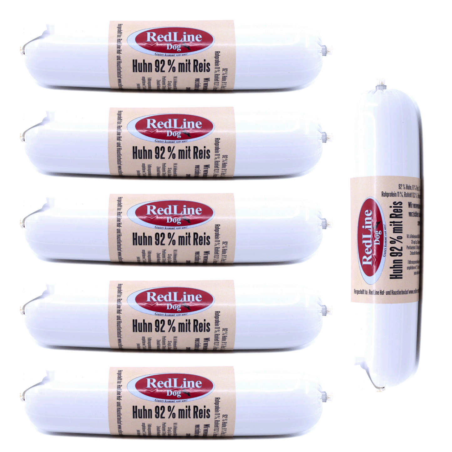 RedLine Hundewurst Huhn hoher Fleischanteil