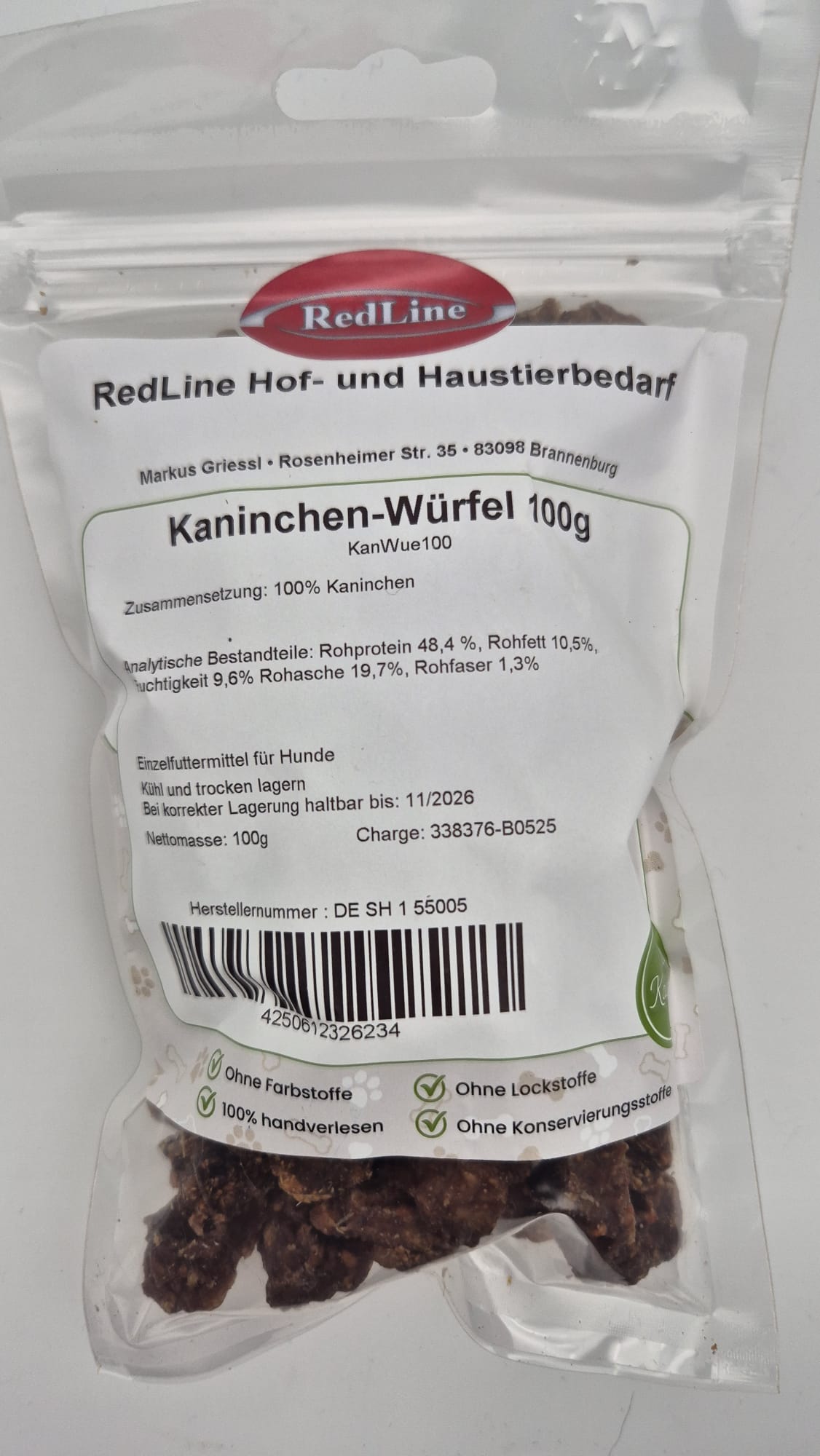 Kaninchen-Würfel