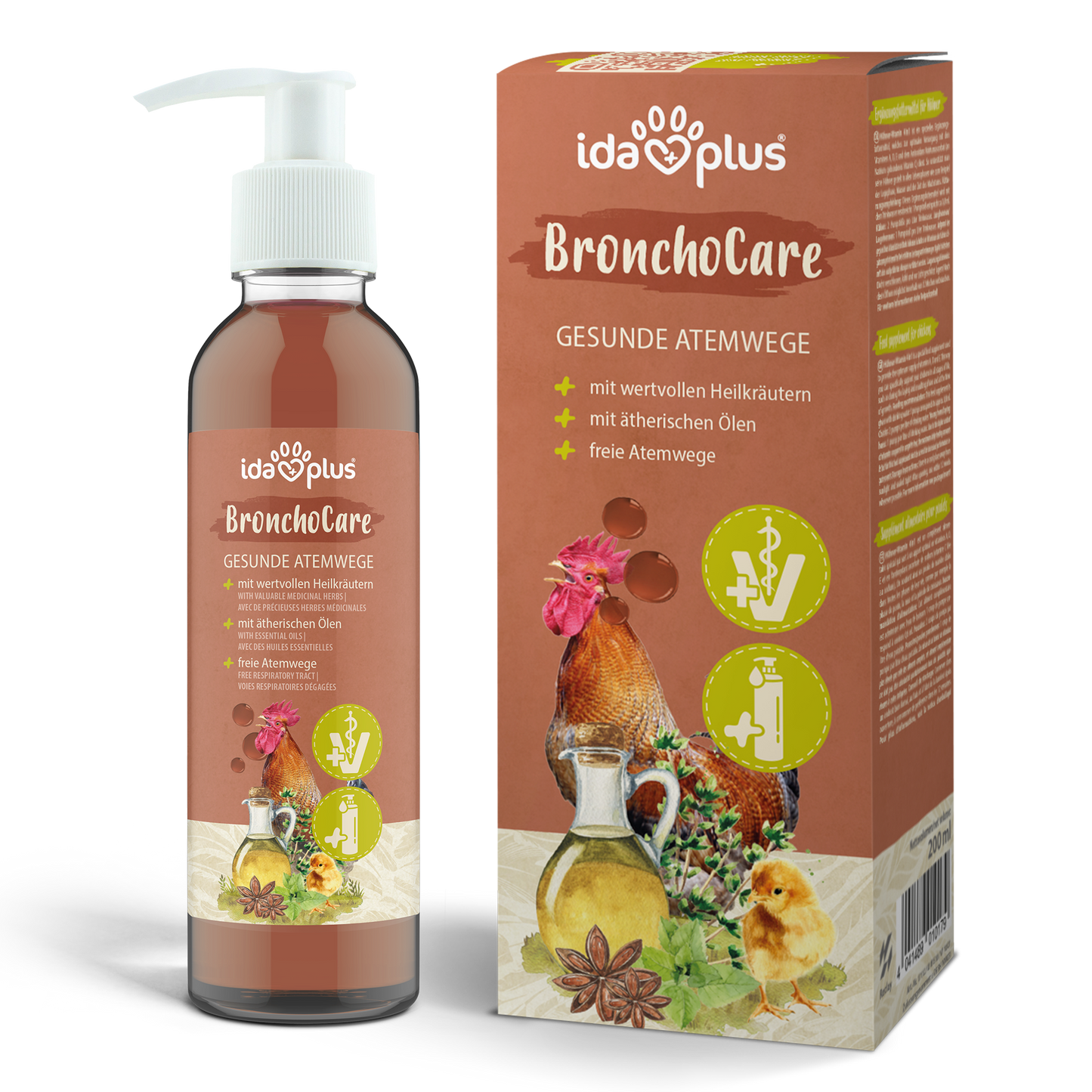 IdaPlus® BronchoCare 200 ml für Hühner & Küken