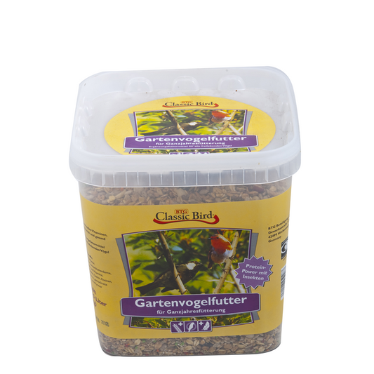 Classic Bird Gartenvogelfutter mit Insekten Eimer 3kg