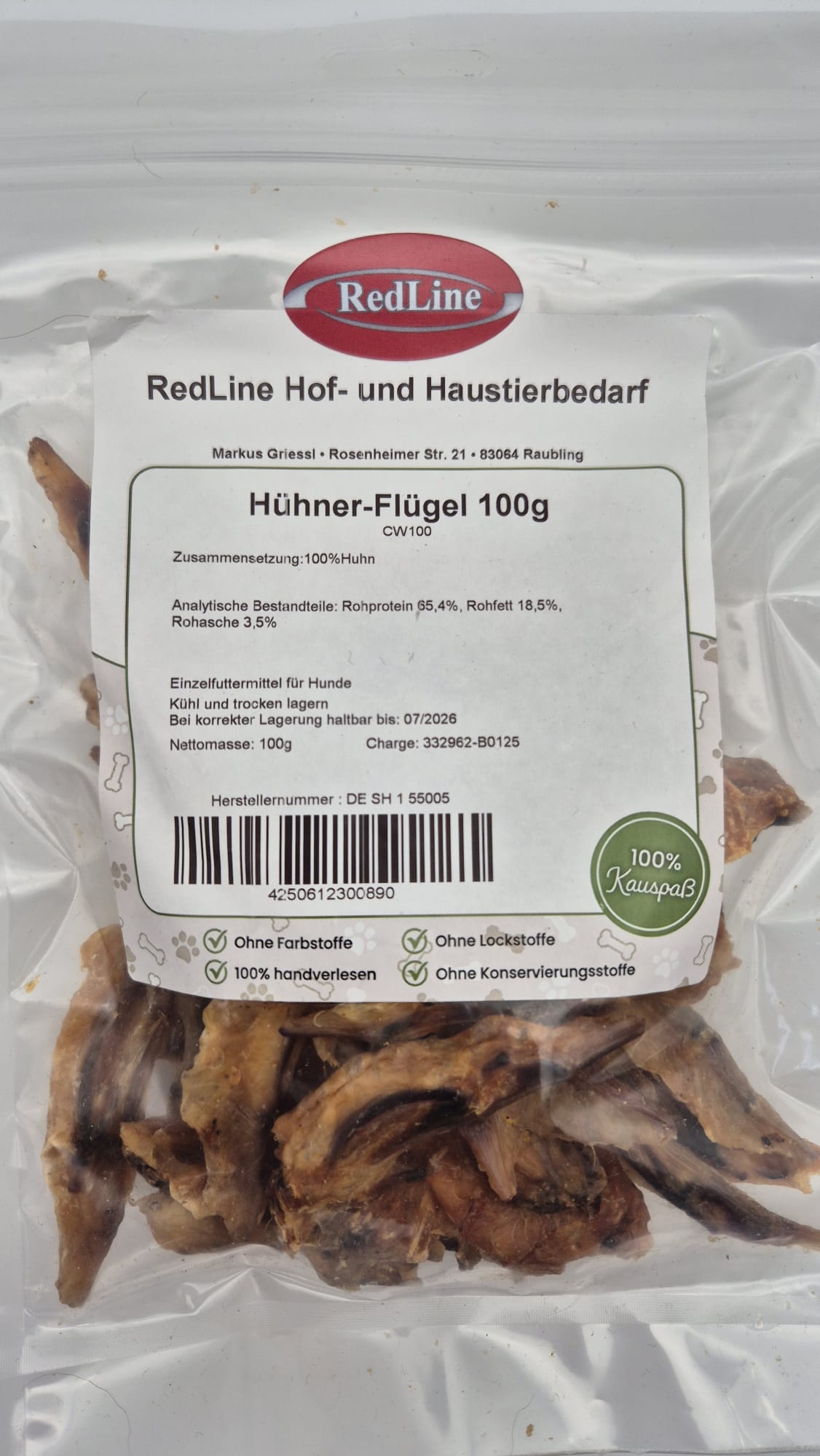Hühner-Flügel, ganz