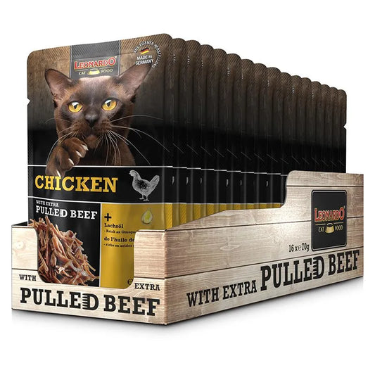 Leonardo Pulled Beef Chicken with extra Pulled Beef 70 g