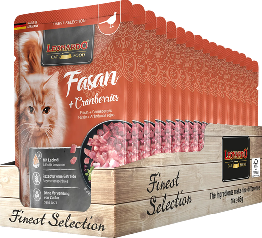 Leonardo Finest Selection Fasan + Cranberries 85g