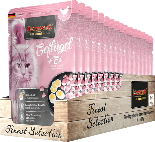 Leonardo Finest Selection Geflügel + Ei 85g