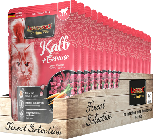 Leonardo Finest Selection Kalb + Gemüse 85g